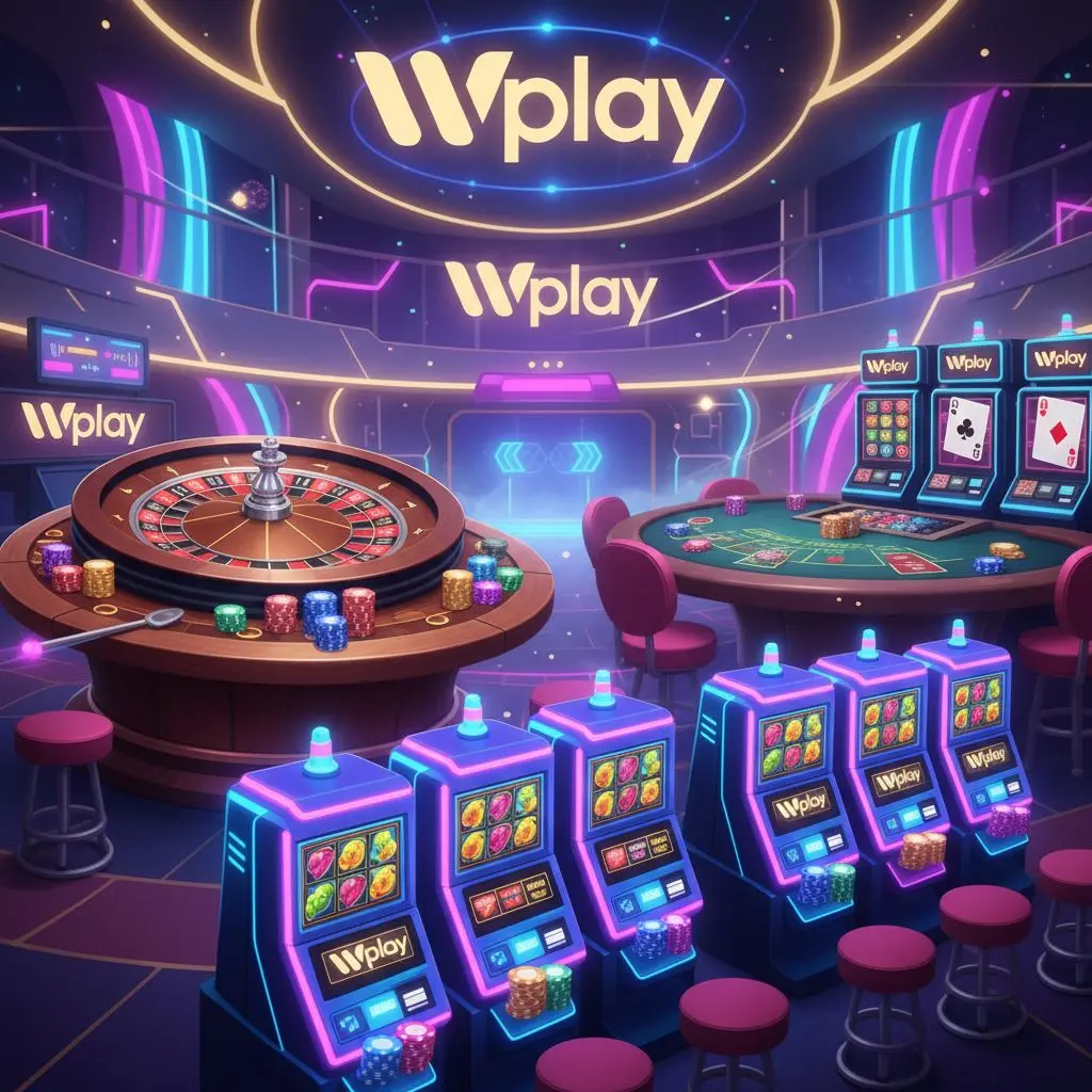 Selección de tragamonedas, ruleta y blackjack en la plataforma Wplay